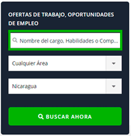 barra de búsqueda nicaragua